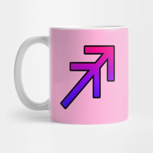 Sagittarius Bi Pride Symbol Mug